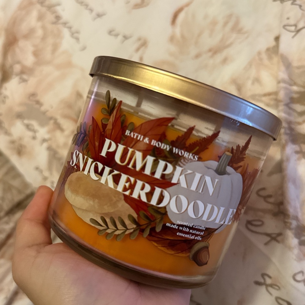 Bath & Body Works Pumpkin Snickerdoodle Candle